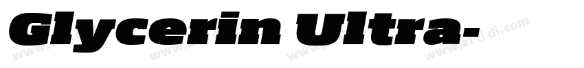 Glycerin Ultra字体转换